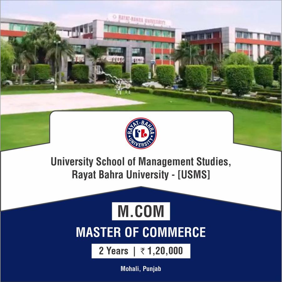University School of Management Studies, Rayat Bahara University 